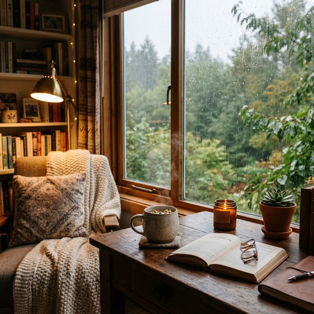Cozy Rainy Window